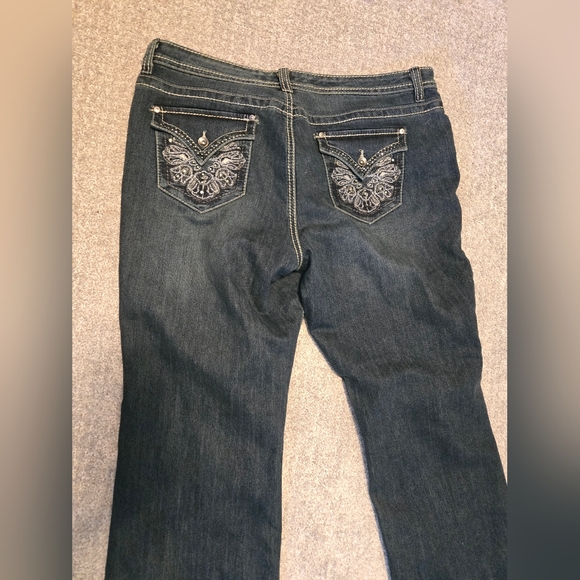 Women's Nine West Embellished Pocket Date Night Jeans Size 16 - Picture 2 of 8